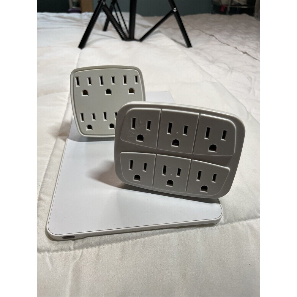 Intertek C2603 6 Plug Outlet X2 Used Working Tested